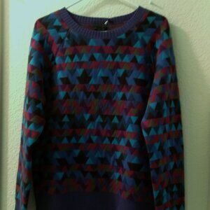 NWTS, J.CREW, SIZE L, CASHMERE SWEATER WITH GENTLY USED CASHMERE PANTS, SZ. L